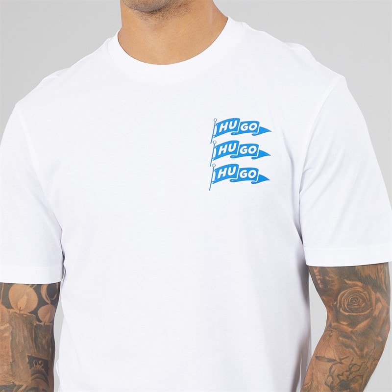 Mens Nalien T-Shirt White - Image 3