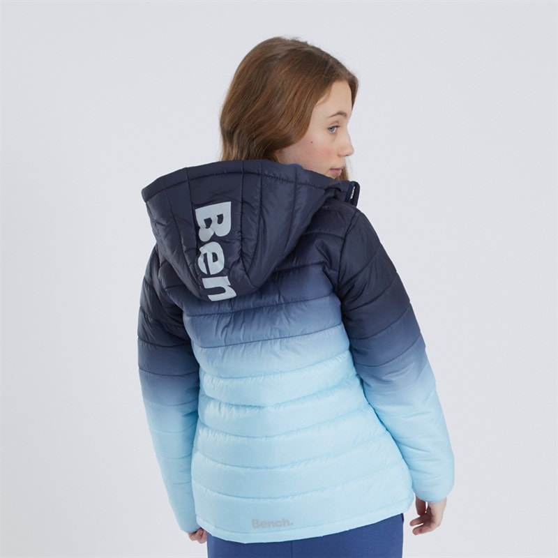 Girls Zaylee Puffer Jacket Sky - Image 2