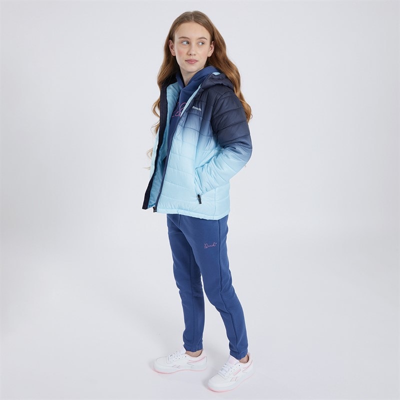 Girls Zaylee Puffer Jacket Sky - Image 4