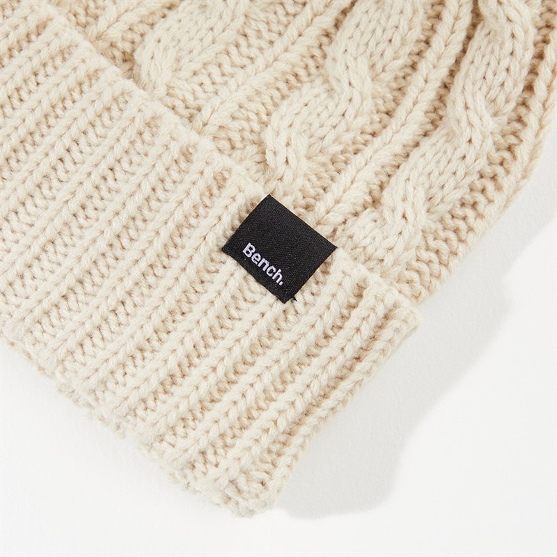Womens Ivanna Bobble Hat Cream - Image 2