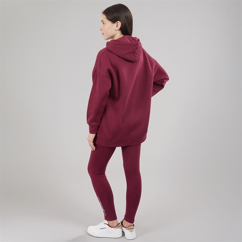 Girls Hoodie And Leggings Set Berry - Image 2