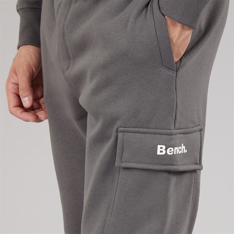 Mens Fargo Cargo Joggers Steel Grey - Image 3
