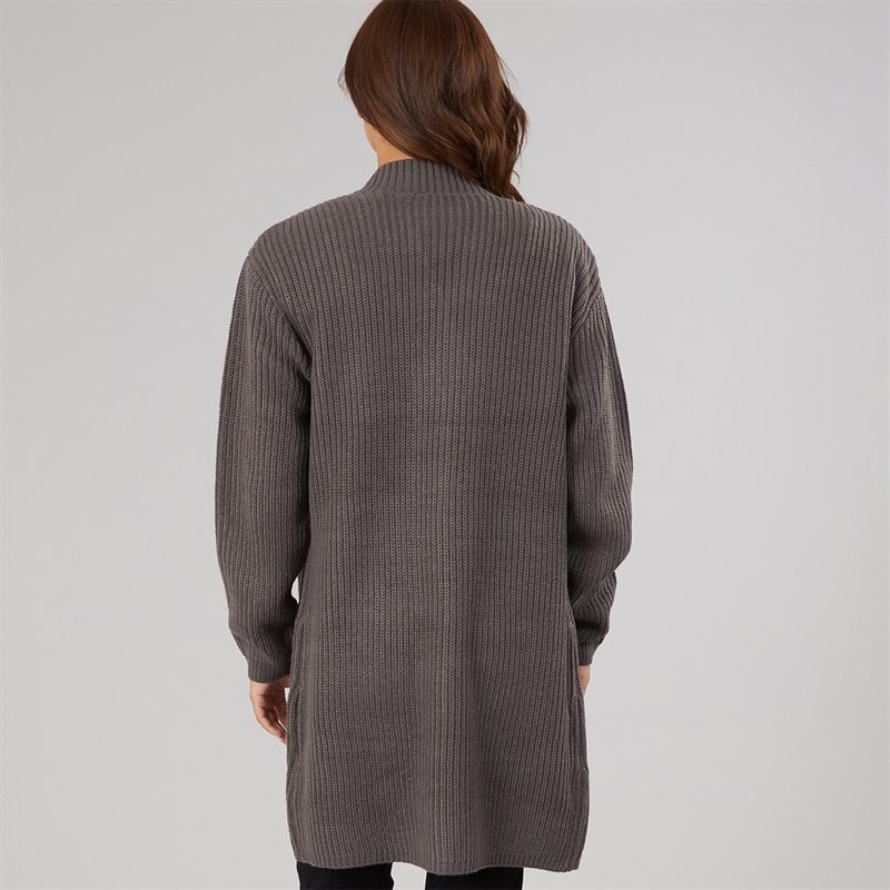 Womens Asteria Cardigan Charcoal - Image 2