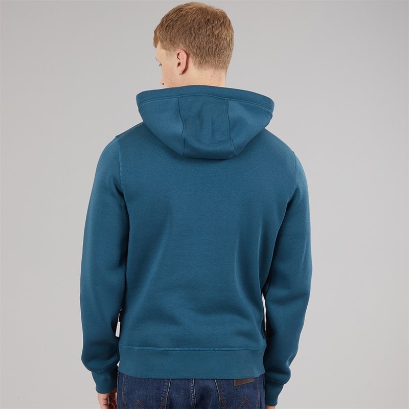 Mens Skinner Spots Hoodie Dusty Teal - Image 2