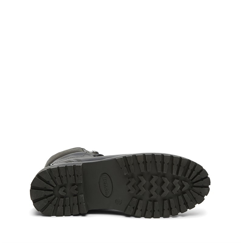 Mens Oldham Aviator Boots Black - Image 2