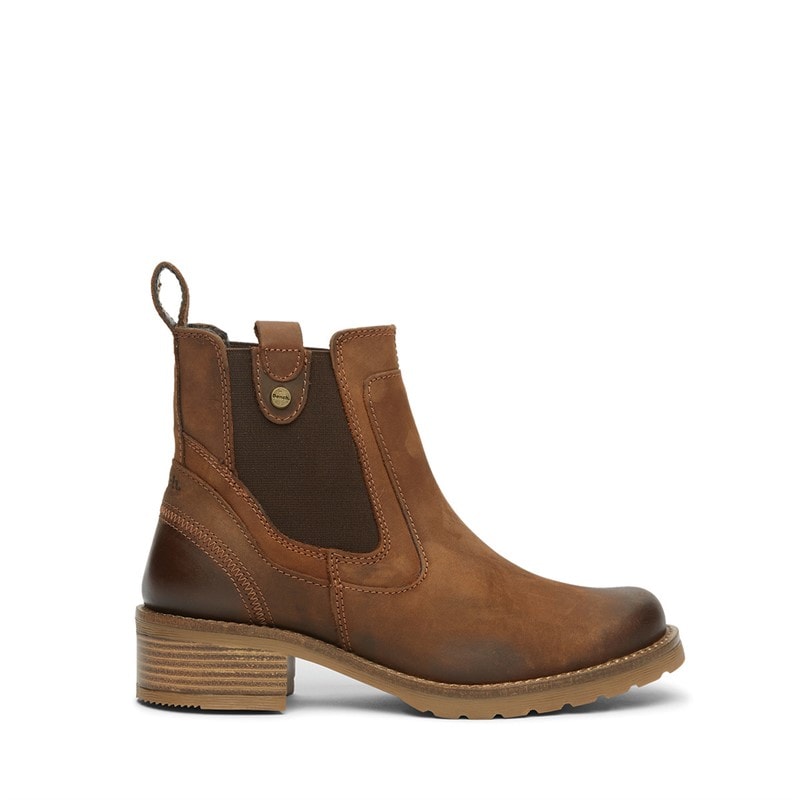 Womens Weaver Chelsea Boots Chestnut - Image 1