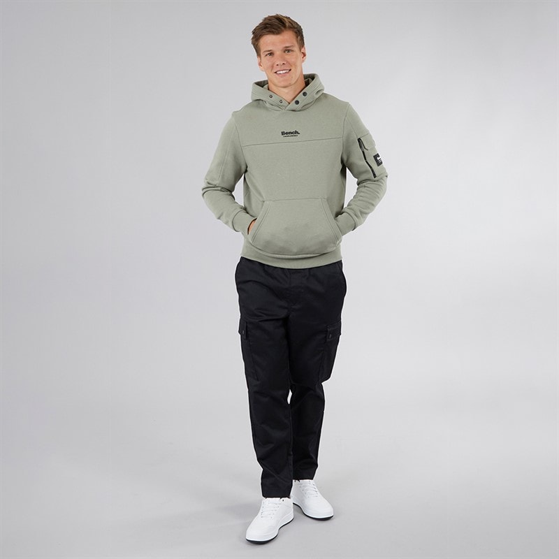 Mens Dimora Utility Hoodie Sage - Image 3