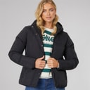 Womens Willah Short Puffer Jacket Black