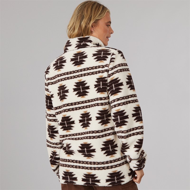 Womens Navo Borg Fleece Winter White - Image 2