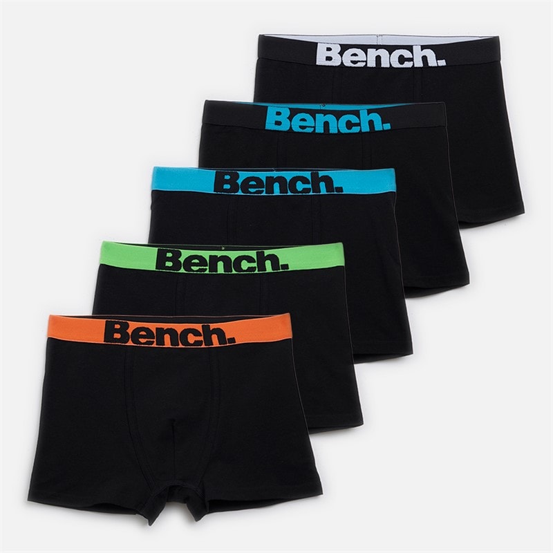 Bench Boys Lanner Five Pack Boxers Black