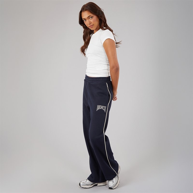 Womens Sura Wide Leg Joggers Navy - Image 3