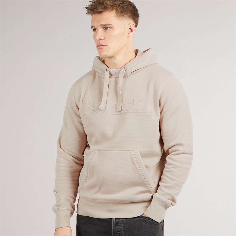 Bench Mens Trassi Hoodie Stone Grey