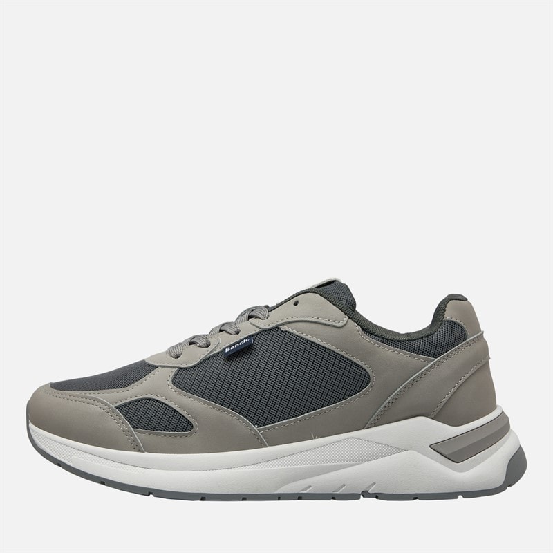 Bench Mens Derker Trainers Dove/Grey - Image 1