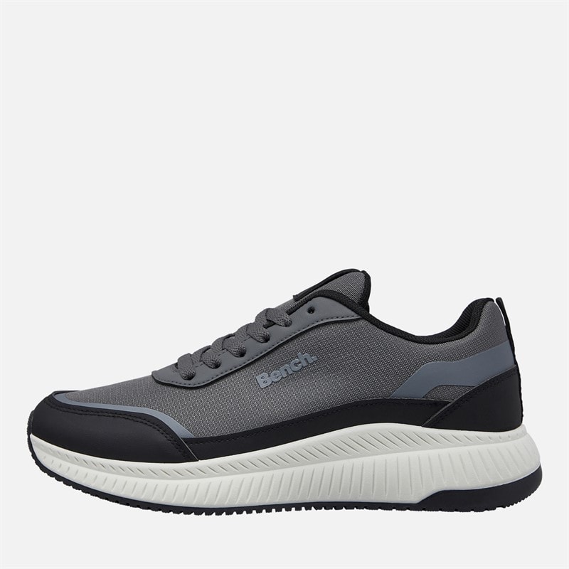 Bench Mens Dovestone Trainers Grey/Black