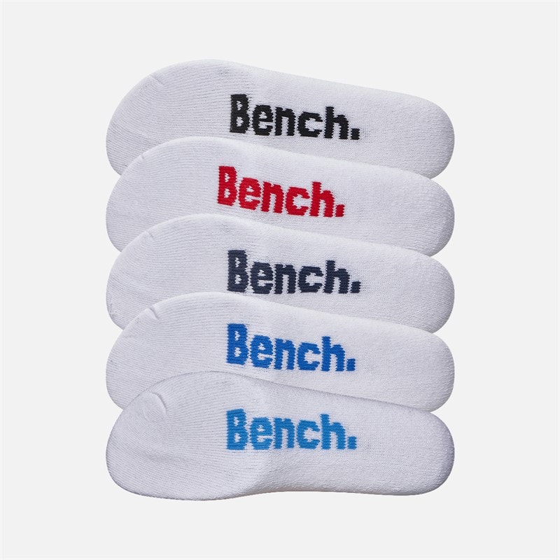 Mens Ten Pack Quarter Socks White - Image 2