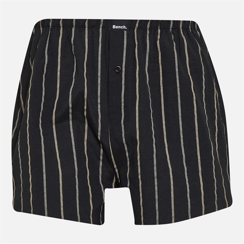 Mens Five Pack Boxers Black Check/Black/Black Stripe/Black/Black Check - Image 2