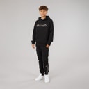 Boys Byster Hoodie And Joggers Tracksuit Black