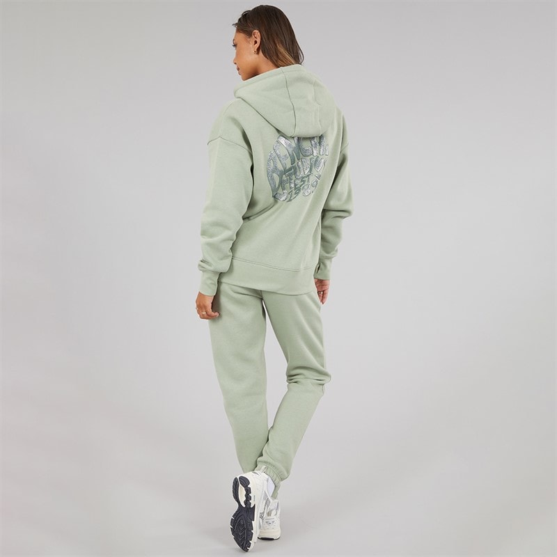 Womens Zelun Tracksuit Sage Green - Image 2