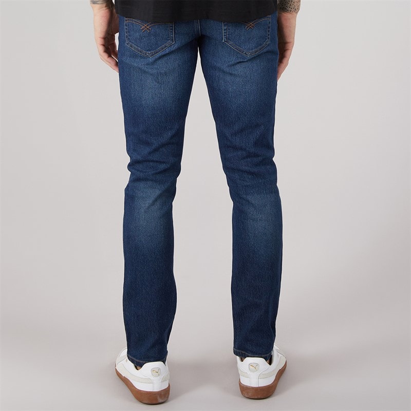 Mens Tedder Slim Jeans Indigo - Image 2