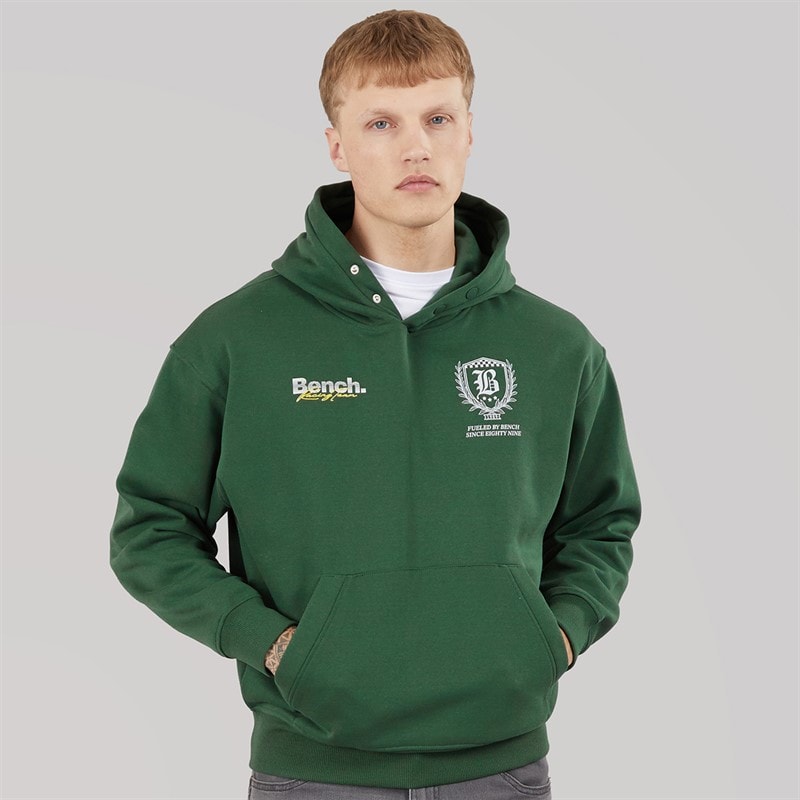 Mens Buxian Oversized Hoodie Primal Green - Image 2