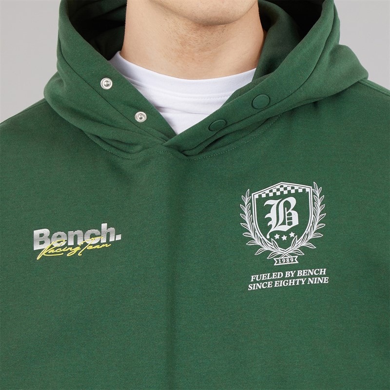 Mens Buxian Oversized Hoodie Primal Green - Image 5