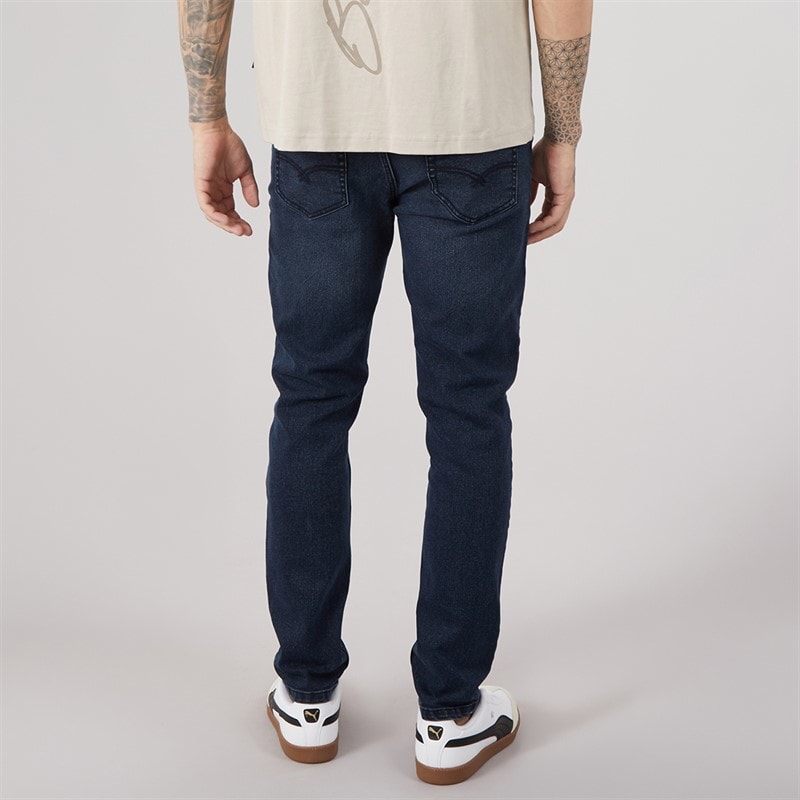 Mens Sivada Skinny Jeans Dark Indigo Wash - Image 2