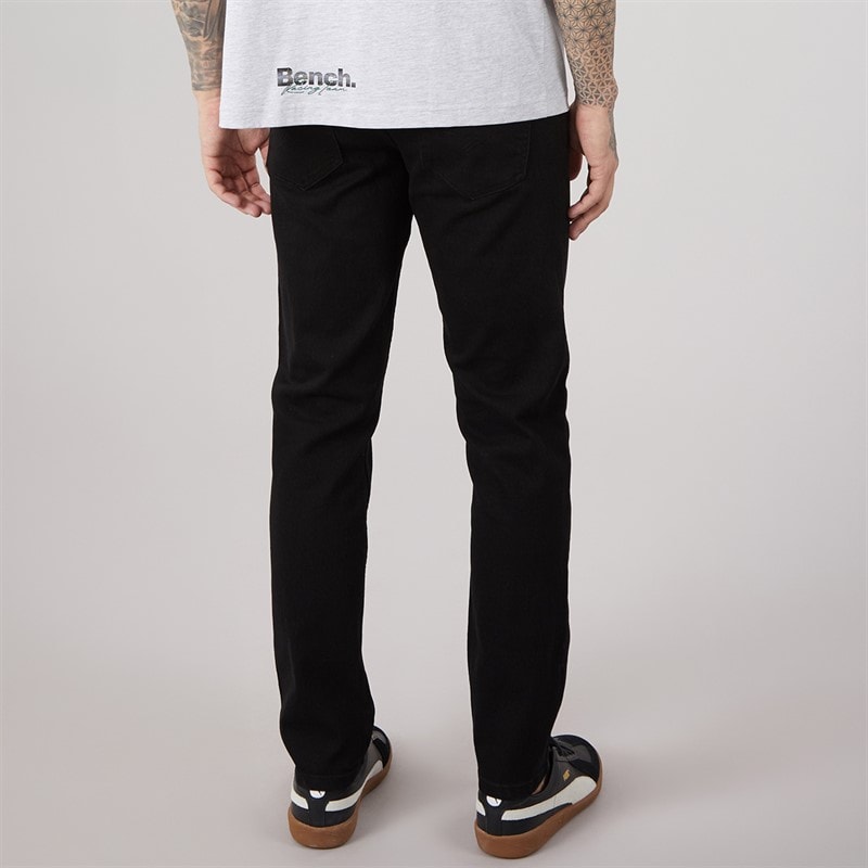 Mens Tedder Slim Jeans Black - Image 2