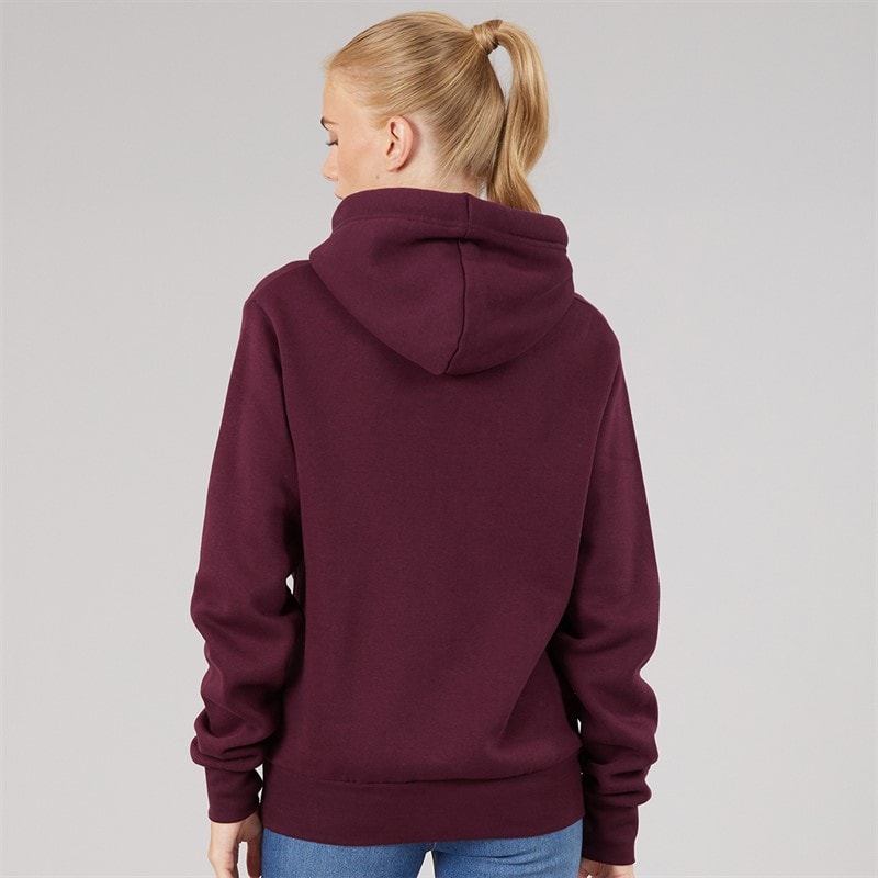 Womens Tealy Overhead Hooded Sweat With Print Cherry Lacquer - Image 2