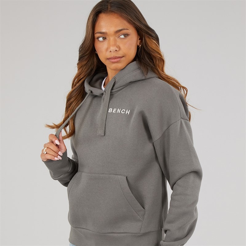 Womens Amba Hoodie With Boucle Graphic Charcoal - Image 2