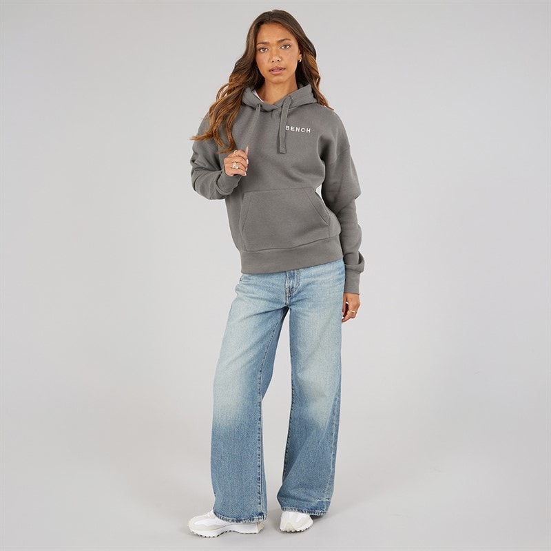 Womens Amba Hoodie With Boucle Graphic Charcoal - Image 4