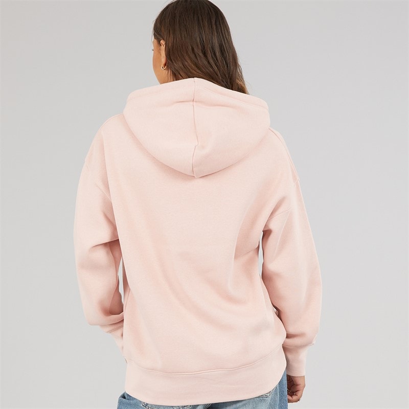 Womens Habbu Oversized Hoodie Light Dusky Pink - Image 2