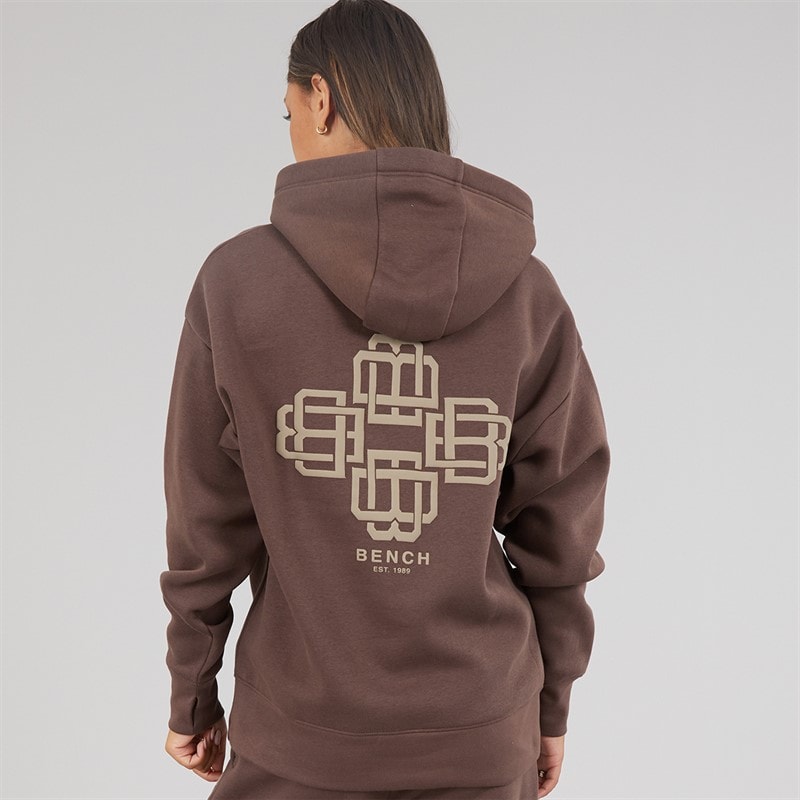 Womens Rietta Oversized Hoodie With Graphic Coffee - Image 3
