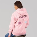 Womens Fessa Oversized Hoodie With Graphic Print Fairytale Pink