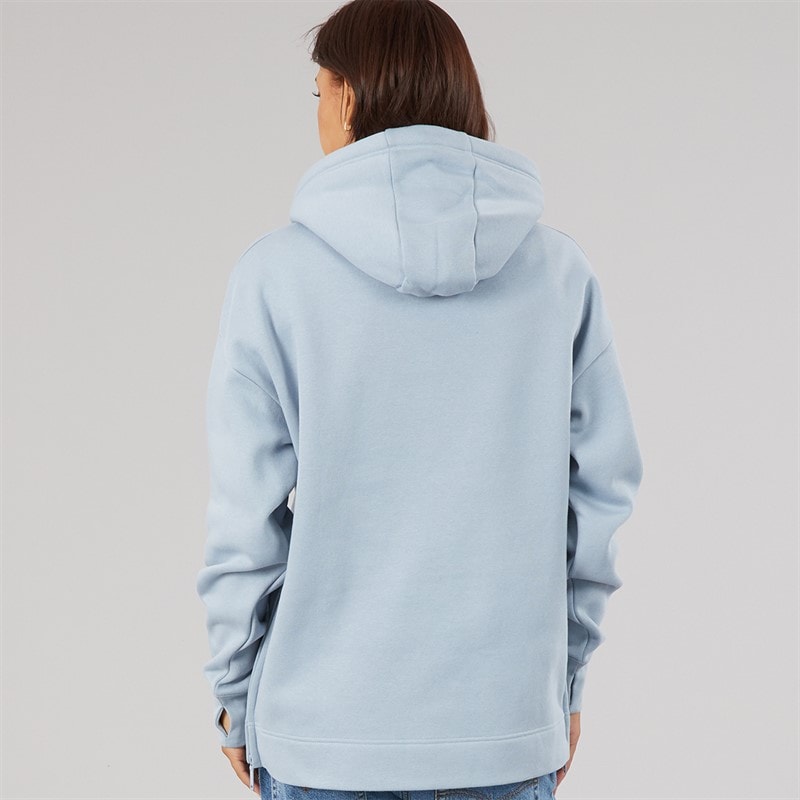Womens Osta Loose Fit Hoodie Dusky Blue - Image 2