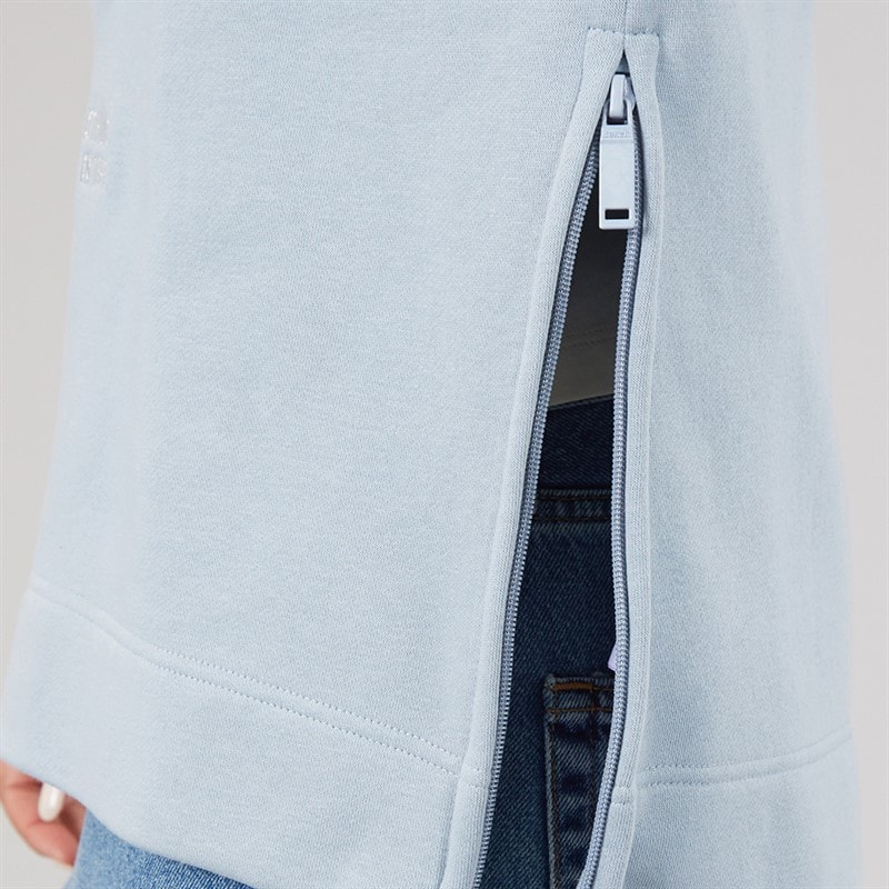 Womens Osta Loose Fit Hoodie Dusky Blue - Image 5