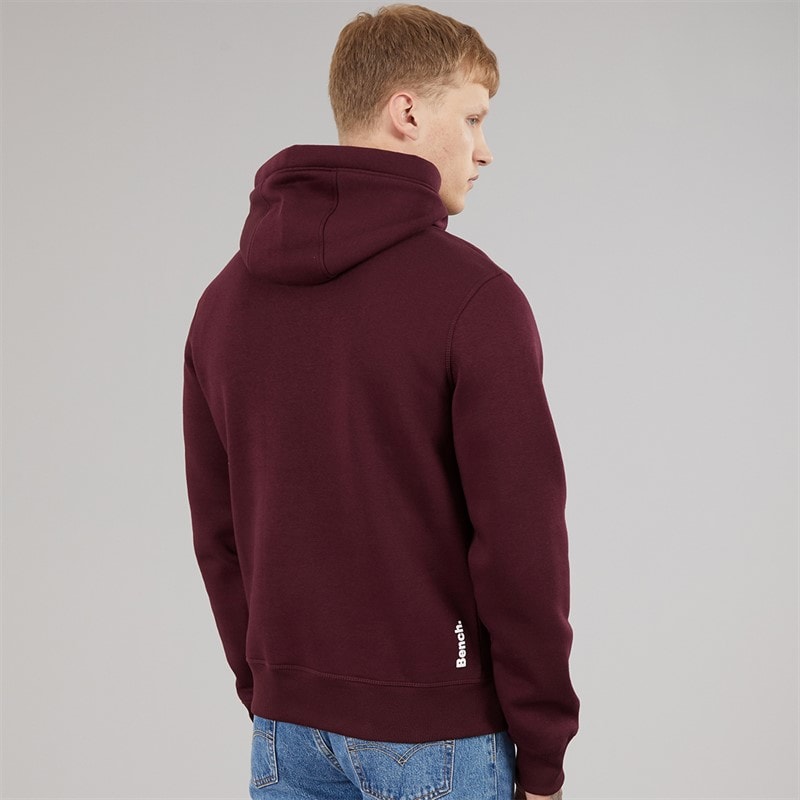 Mens Skinner Spots Hoodie Deep Burgundy - Image 2