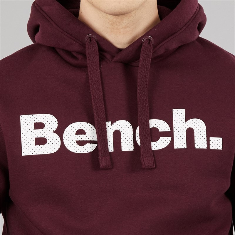 Mens Skinner Spots Hoodie Deep Burgundy - Image 3