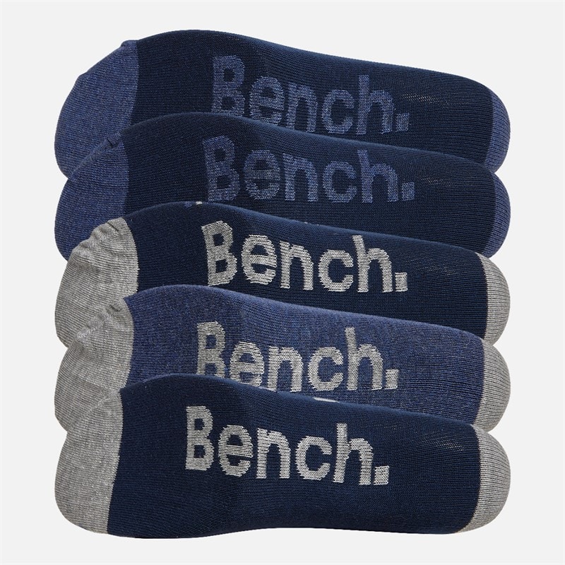Mens Brookfield Five Pack Dress Socks Navy - Image 2
