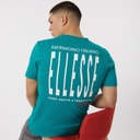 Mens Retanna Back Logo T-Shirt Dark Green