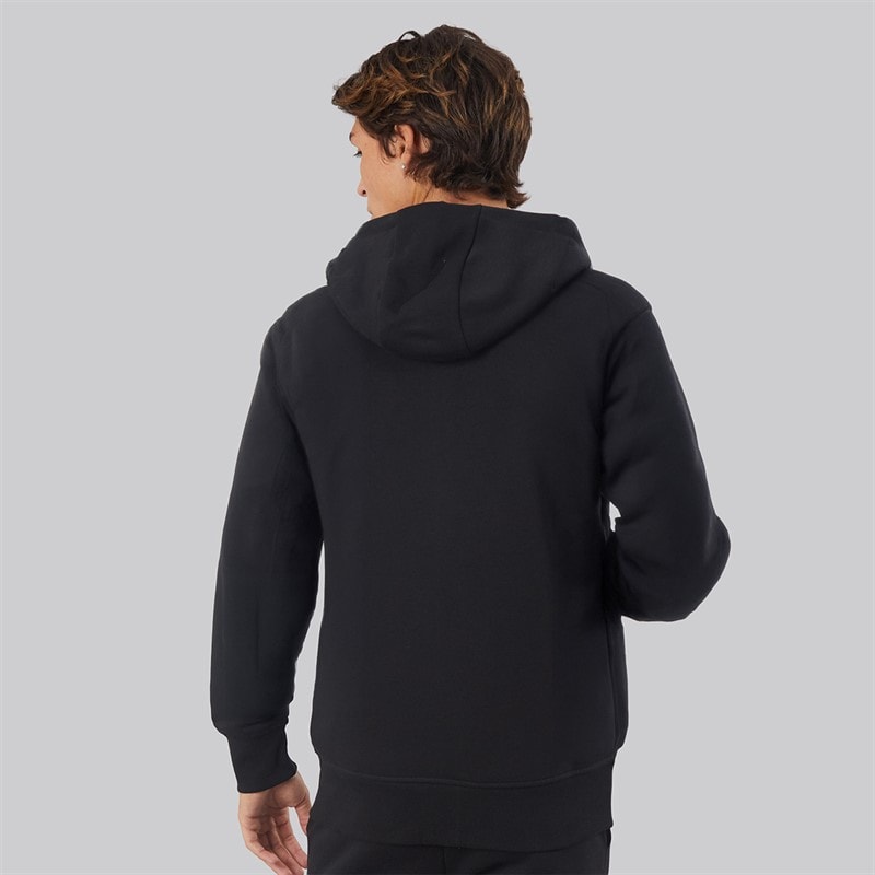 Mens Klemerio Full Zip Hoodie Black - Image 2