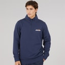 Mens Benevento 1/4 Zip Sweatshirt Navy