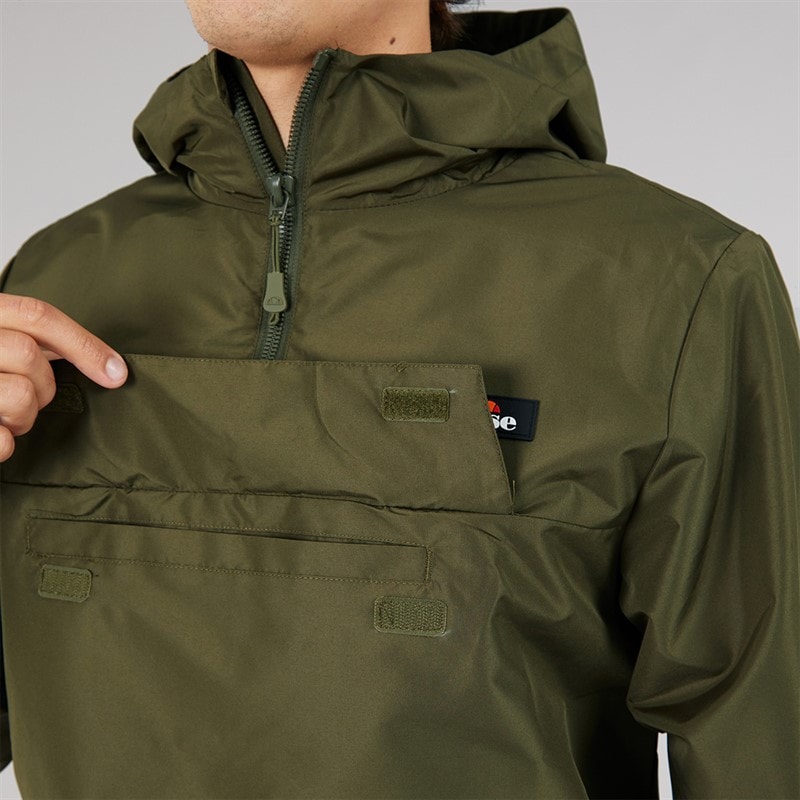 Mens Callum Anorak Jacket Khaki - Image 3