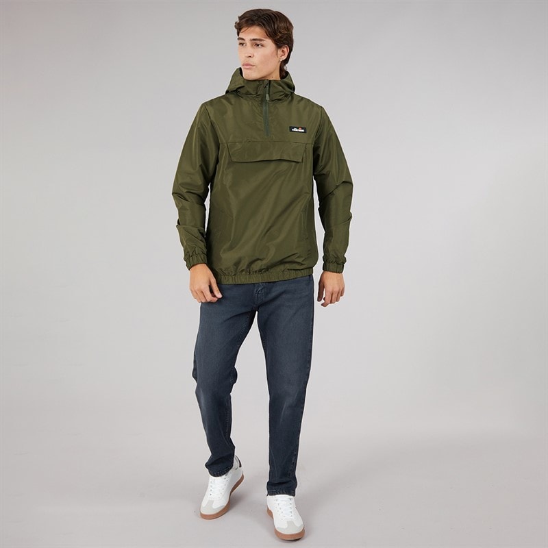 Mens Callum Anorak Jacket Khaki - Image 4
