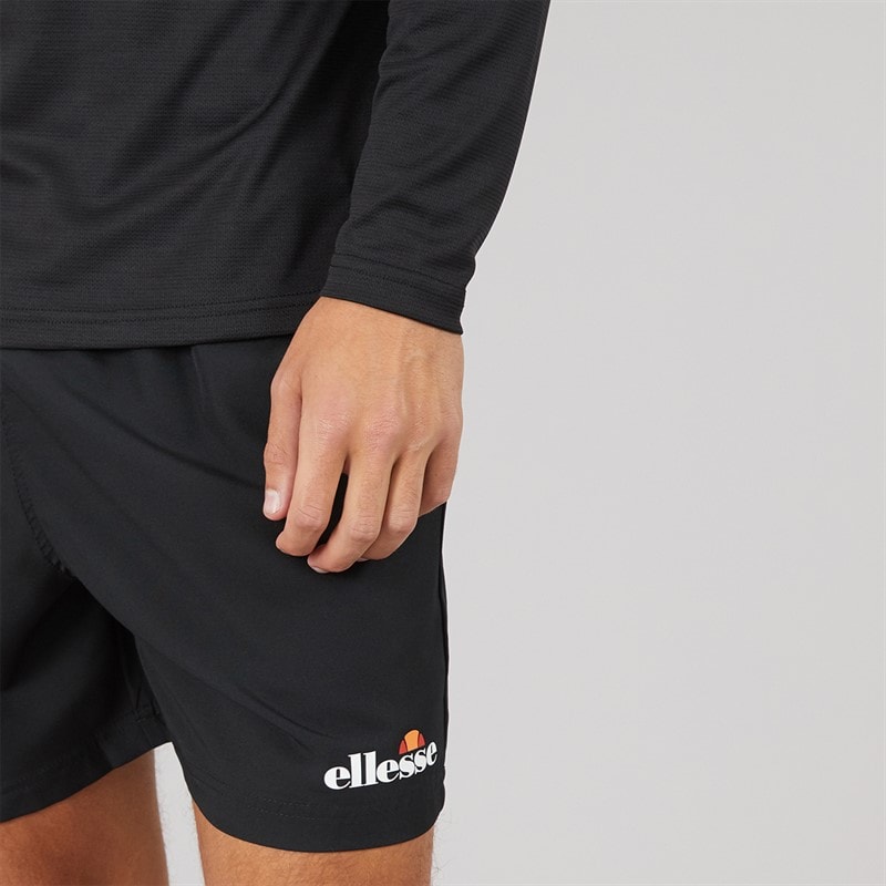 Mens Beveth 7 Inch Running Shorts Black - Image 3
