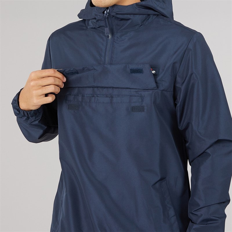 Mens Callum Anorak Jacket Navy - Image 3