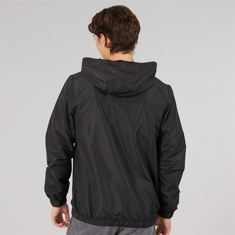 Mens Callum Anorak Jacket Black - Image 2