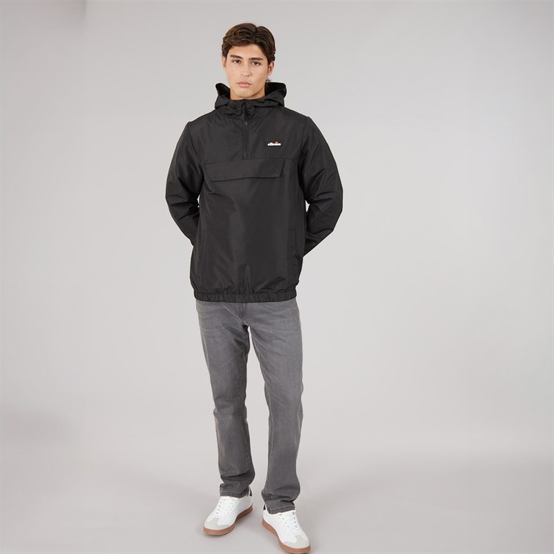 Mens Callum Anorak Jacket Black - Image 4