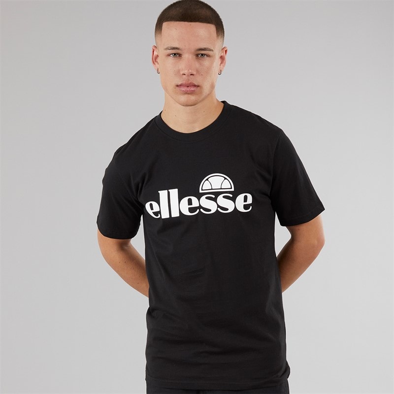 Ellesse Mens Cleffios Logo T-Shirt Black/White