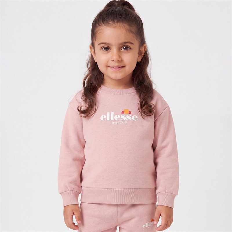 Girls Paige Sweatshirt And Joggers Pink - Image 2