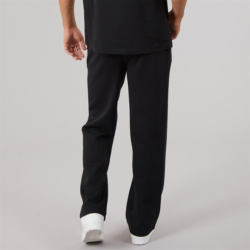 Mens Rulle Relaxed Fit Straight Leg Joggers Black - Image 2